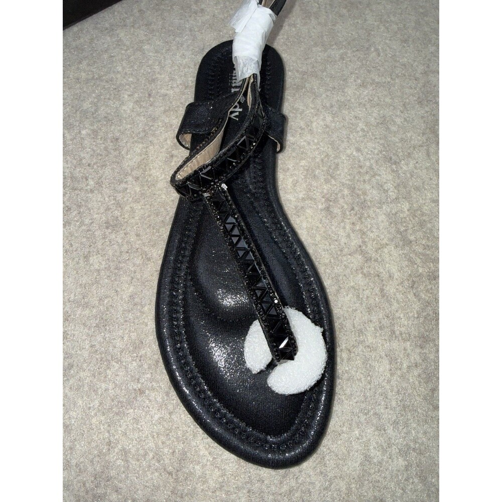 Mila Lady Women’s Black Elaine Sandals Size 9 New In Box